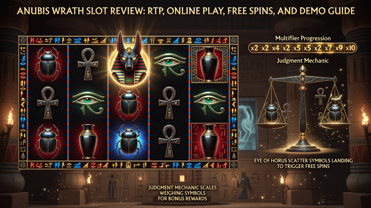 Anubis Wrath Slot Review: RTP, Online Play, Free Spins, and Demo Guide