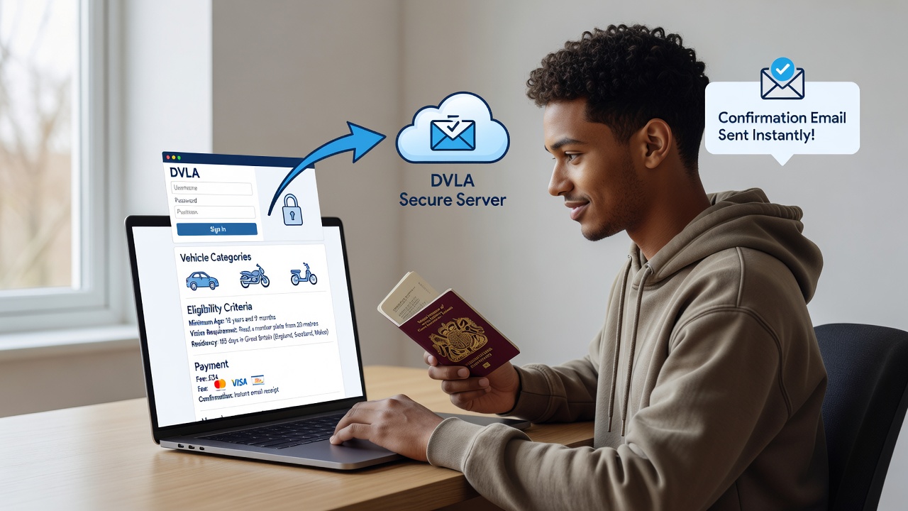 DVLA Moves First Driving Licence Applications Fully Online