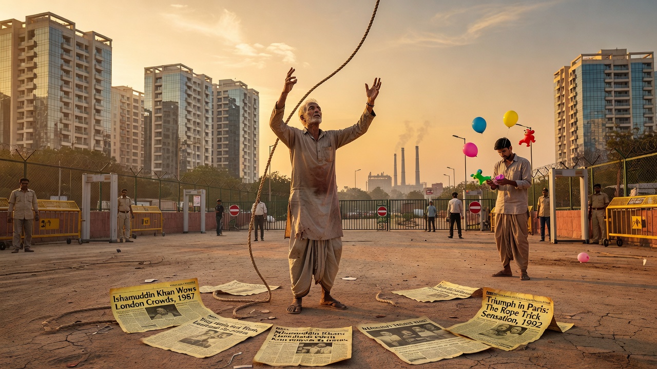 India's Street Magicians Fade as Public Spaces Close to Them