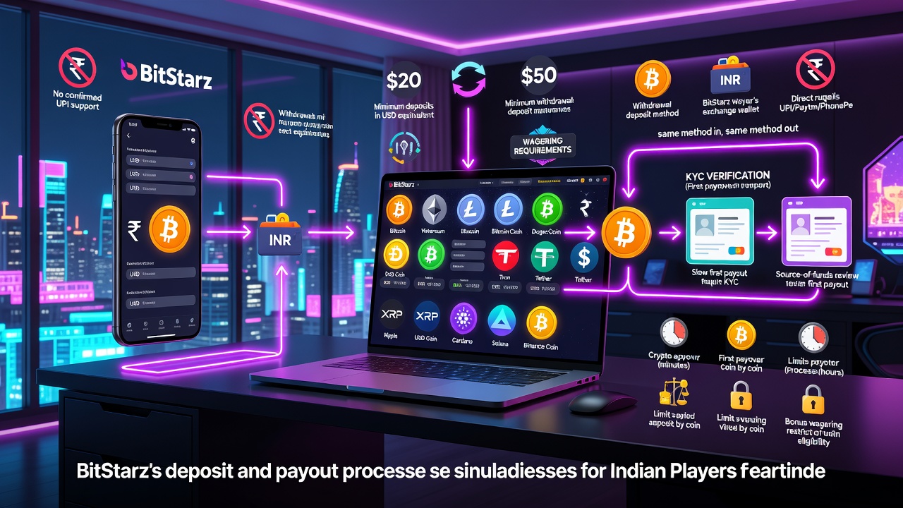 How BitStarz Handles Deposits and Payouts for Indian Players
