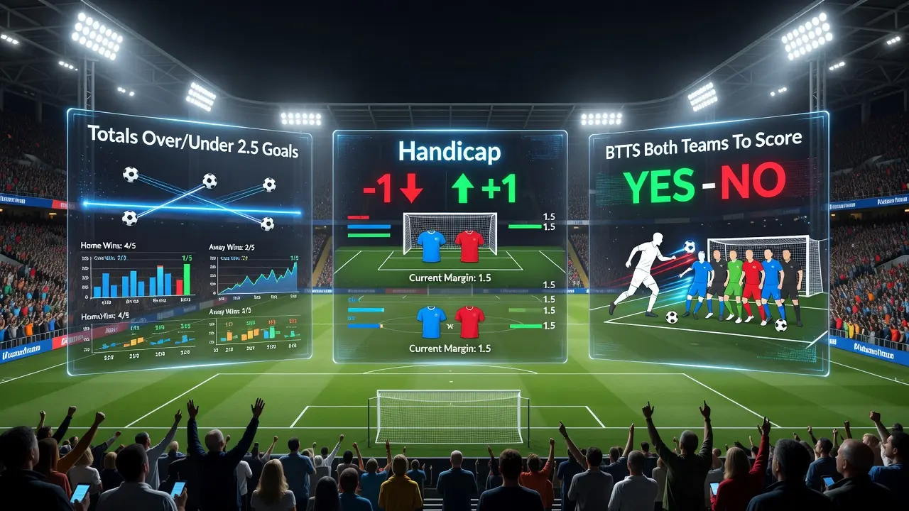 Understanding Sports Betting Markets: What Totals, Handicaps and BTTS Mean