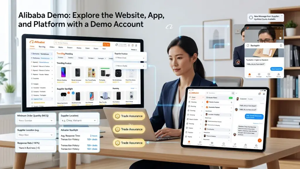 Alibaba Demo: Explore the Website, App, and Platform with a Demo Account