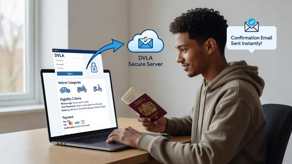 DVLA Moves First Driving Licence Applications Fully Online
